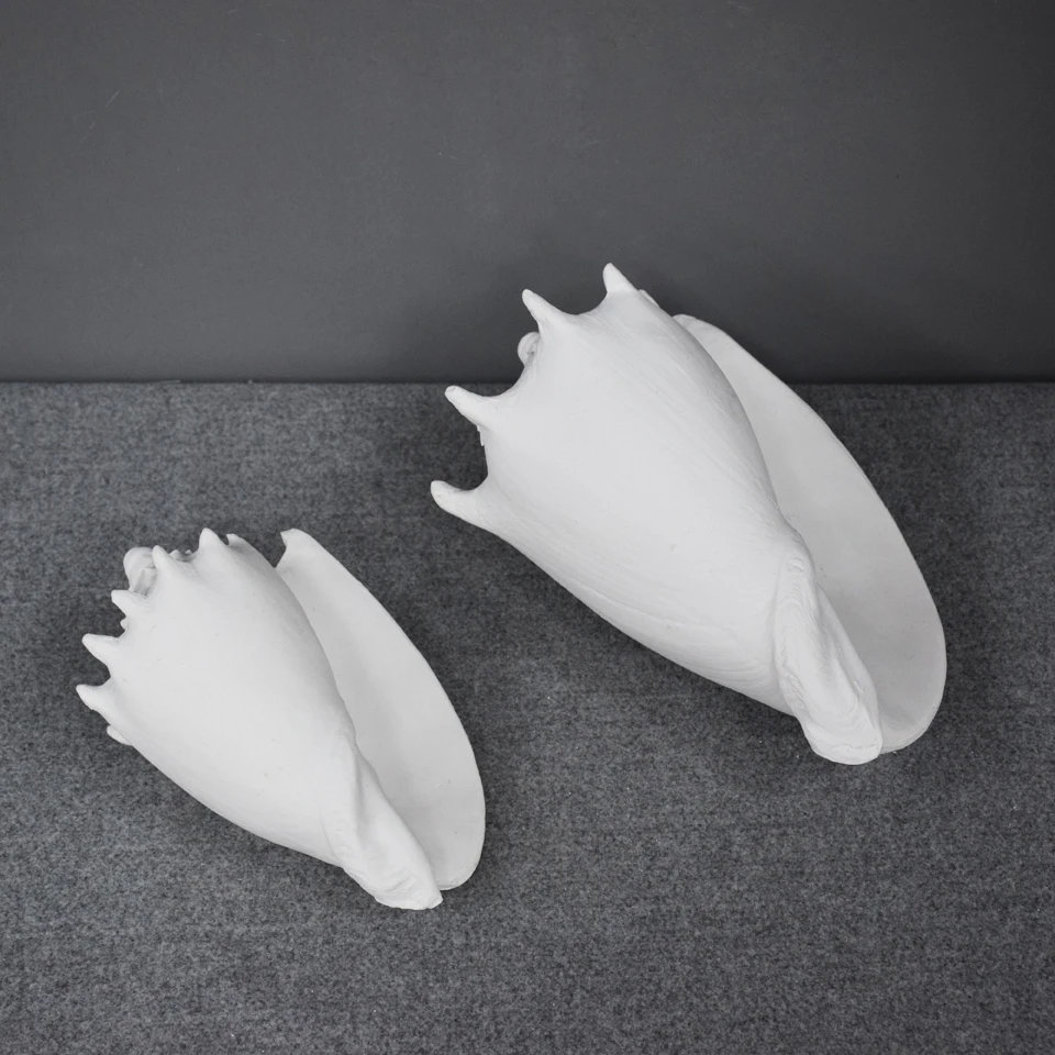 Resin Antique Conch Shells For Home Decoration Wholesale White Shell Statue