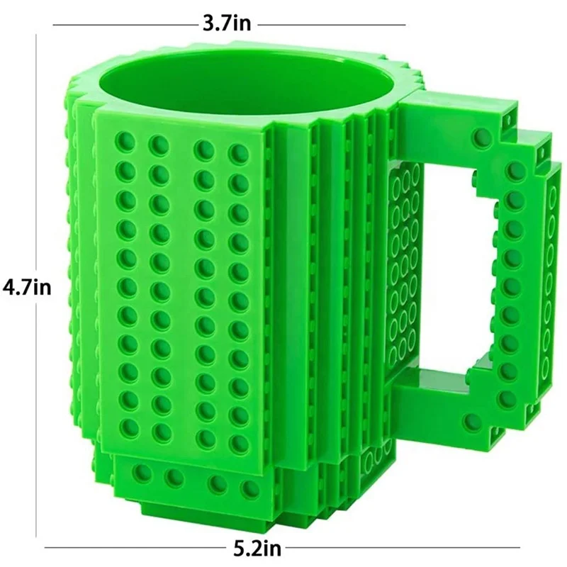 Factory Price Creative DIY Building Blocks brick Cups for Coffee Water Juice Unique Funny Cups Puzzle Mug Novelty Gifts for Kids