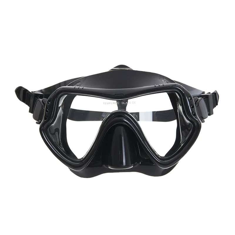 Custom Logo Wholesale Anti Fog Tempered Glass Anti-leak Soft Liquid Silicone Freediving Equipment Diving Mask
