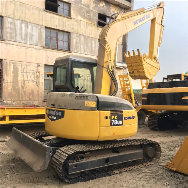 Used Komatsu PC78US excavator, 7Ton Komatsu PC78 PC56 PC55 hydraulic backhoe crawler mini excavator rega high quality in stock