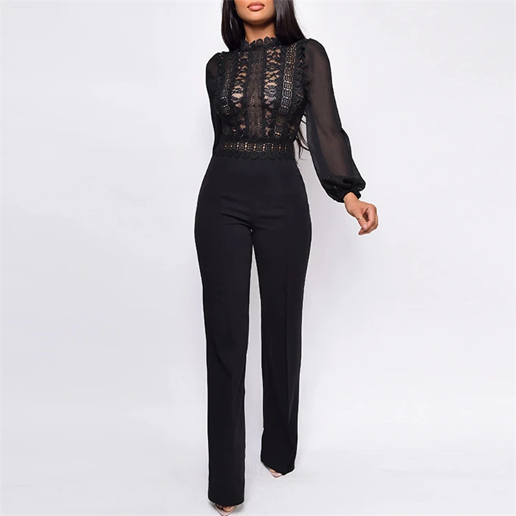 Elegant Lace Long Sleeve jumpsuits elegant jumpsuits for women