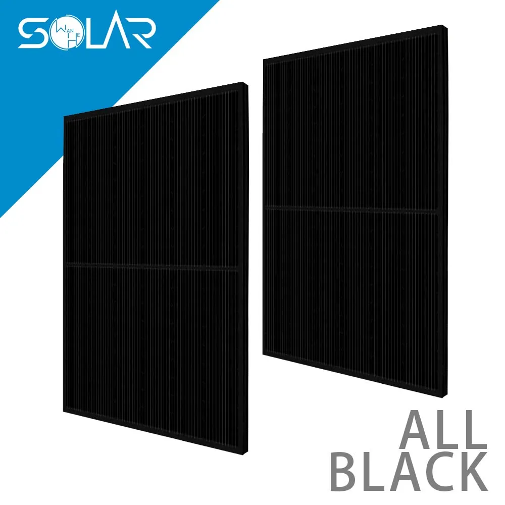 High Efficiency All Black Solar Panel 380W 385W 390W 395W 400W 405W Mono PERC 25 Years Warranty