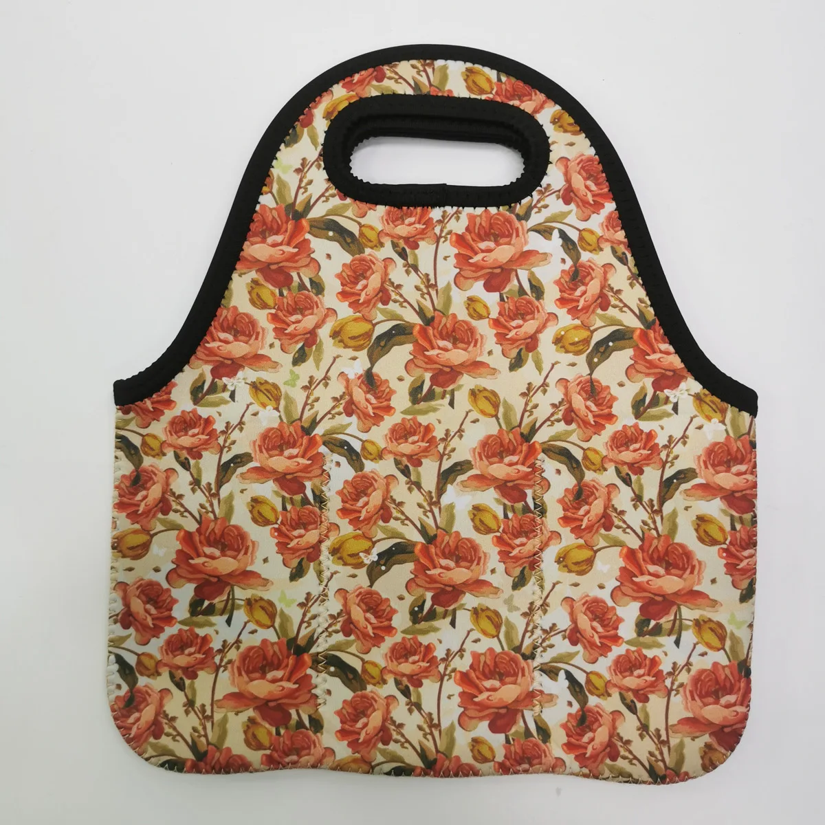 Portable Reusable Neoprene Insulated Six 6 Pack Beer Bottle Cooler Tote Bag Carrier Holder