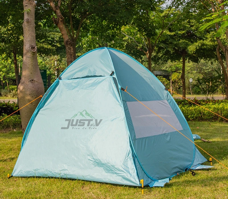 Manufacturer Large Space pop up Outdoor Waterproof 1-2 Person Hiking Portable Beach Folding Automatic Popup Instant Camping Tent