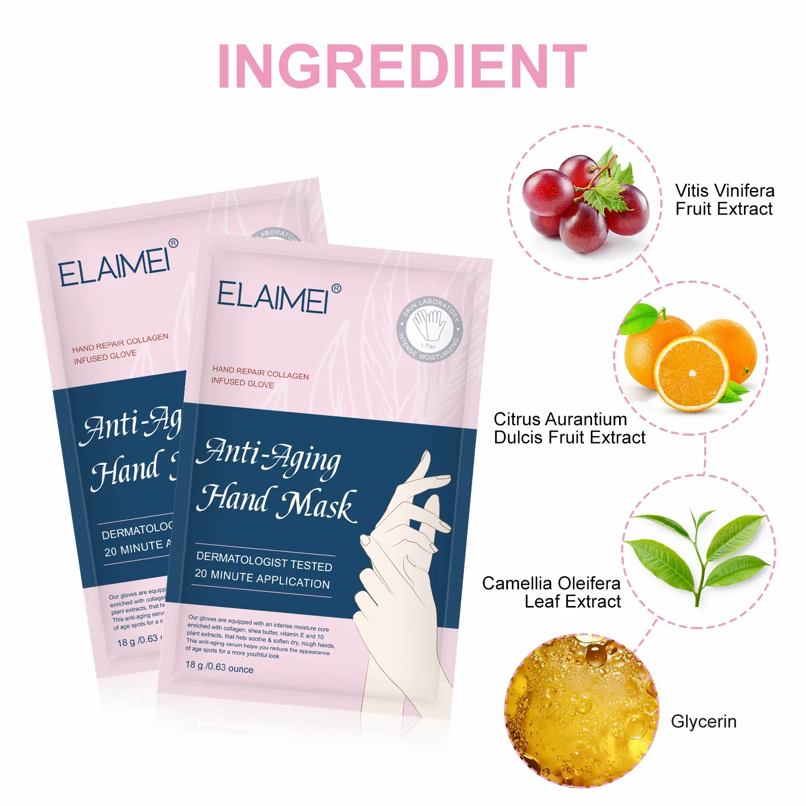 Moisturizing Nourishing Exfoliating Collagen Infused Gloves And Mask