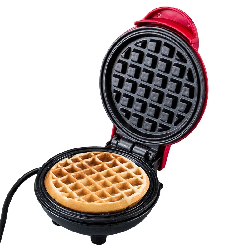 Double Non-Stick Maker Waffle Iron Machine Electric Waffle Maker Mini for Paninis
