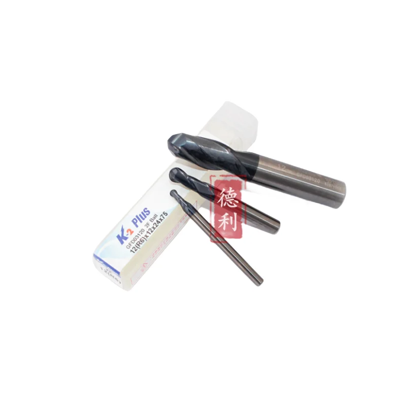 YG-1 Super hard ball end milling cutter 2F CNC milling machine machining center tool Carbide Milling Cutter
