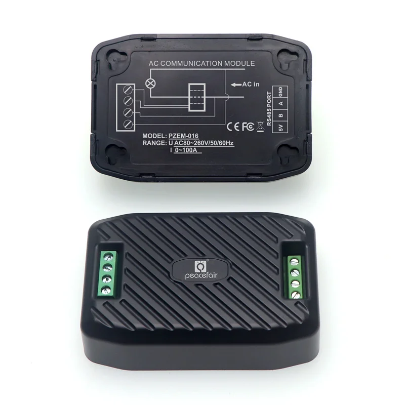 Peacefair Factory Price PZEM-016 6in1 AC Current Volt Watt Frequency Power Monitor rs485 Single Phase Energy Meter Only Module
