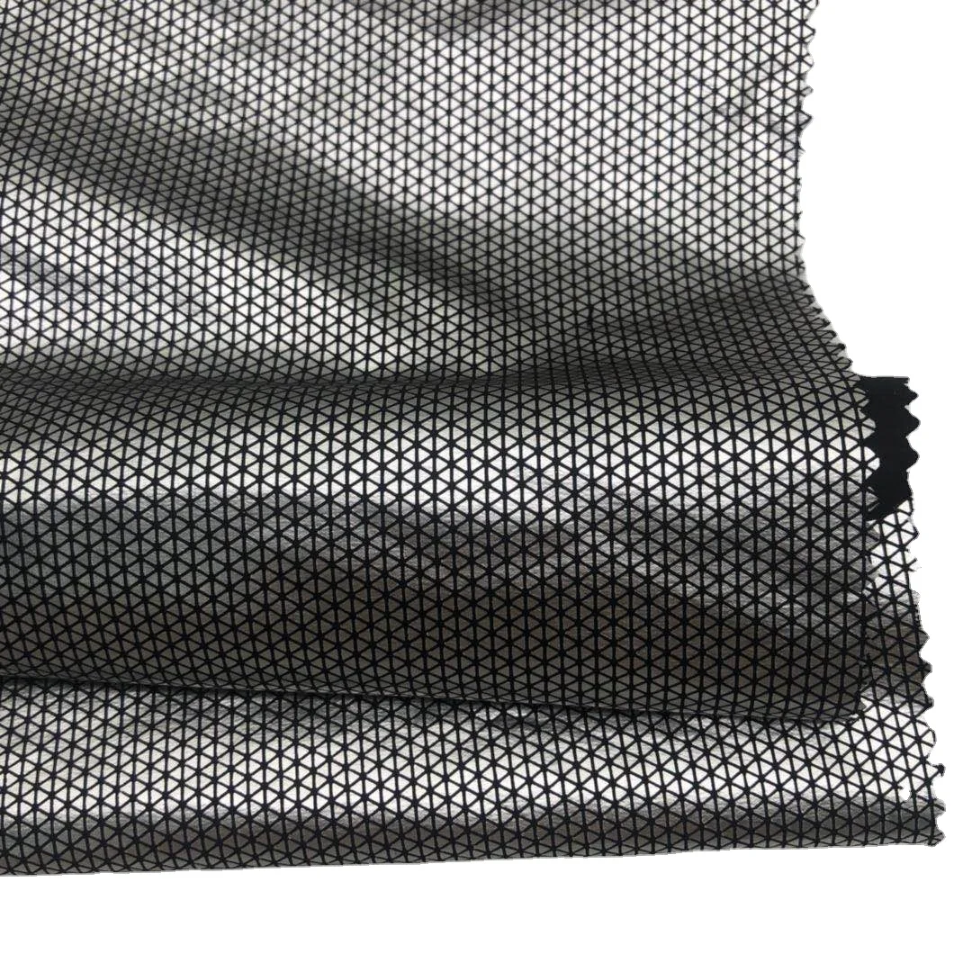 
2020 new fashion foil FDY Polyester metallic lame silver fabric 