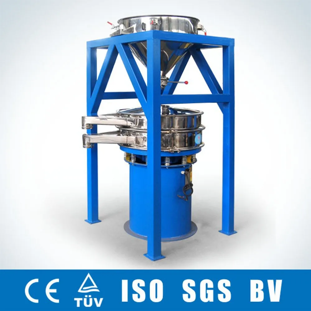 industrial flour sifter round gyratory vibrating screen fine powder filter machine