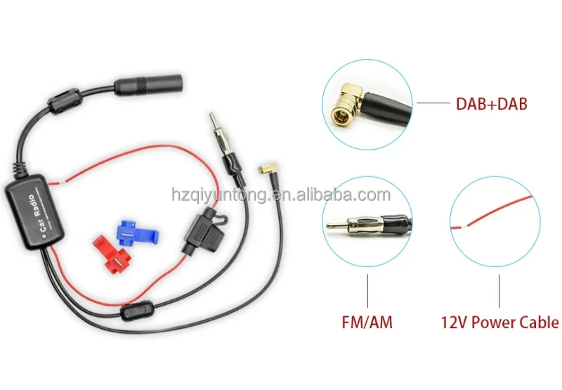 Прямая поставка с фабрики DAB Vhf am/fm автомобильный усилитель сигнала радиоантенны