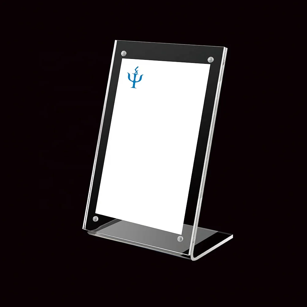2023 wholesale slanted magnetic acrylic menu display stands