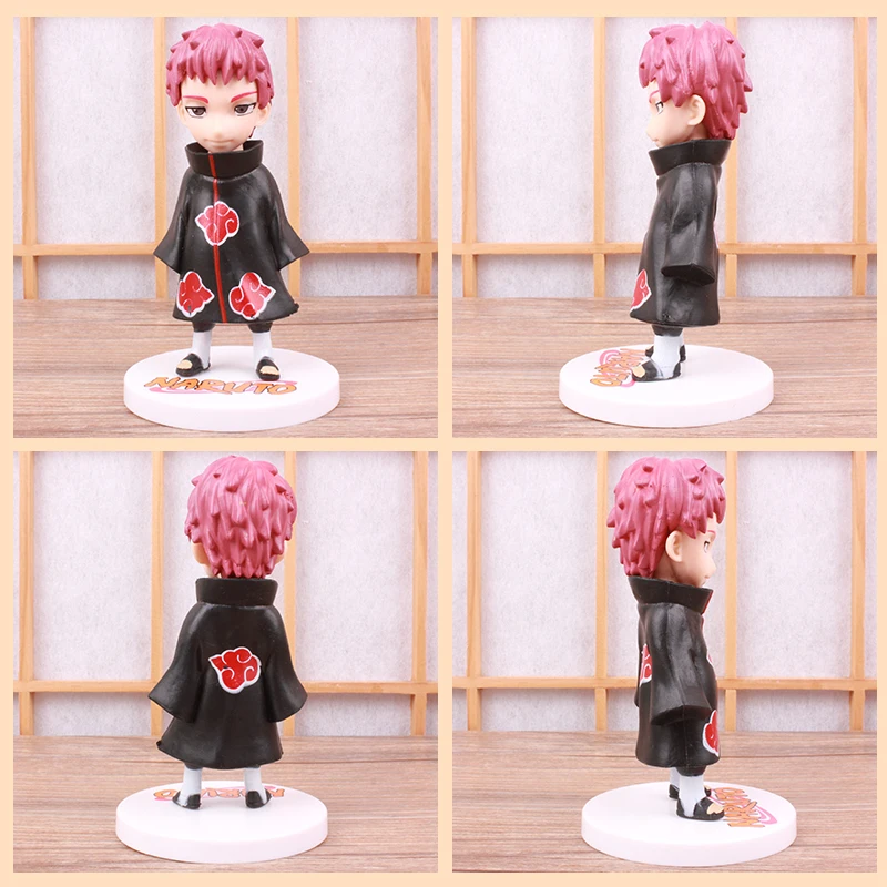 New Cheap Wholesale 6pcs/set Pvc Anime Figure Narutos Set Sasuke Shikamaru Deidara Ninja Figure Toys