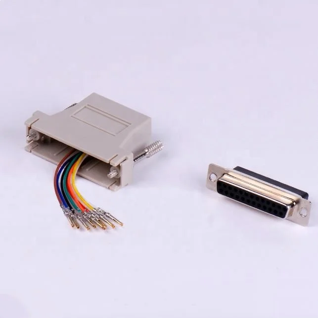 
LSC080A: DB25 FEMALE TO RJ45 (8P8C) computer adapter 