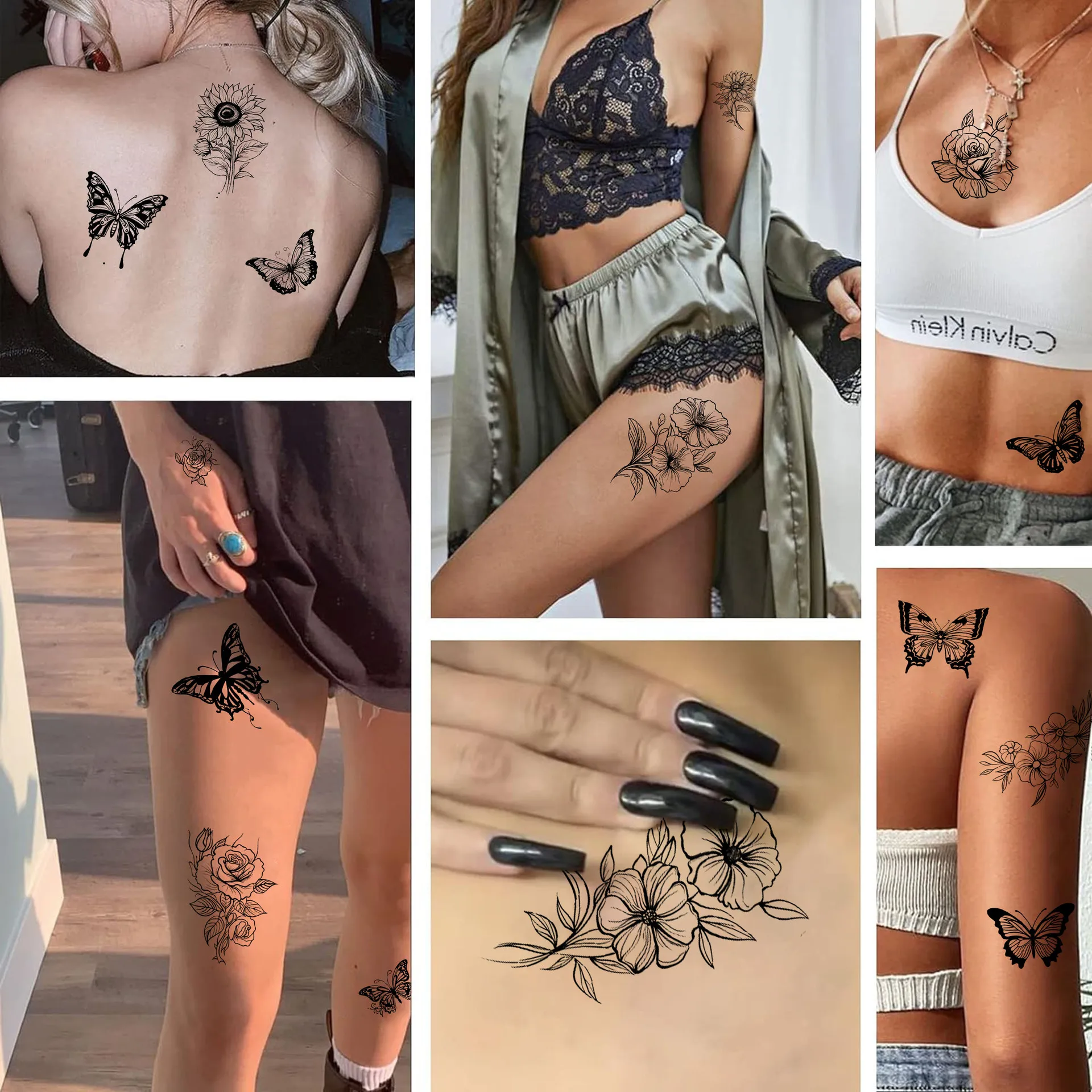 Hot Sale Tattoo Cool Photos Easy To Use Makeup Tattoo Top Sale Premium Semi-permanent Temporary Tattoo Stickers