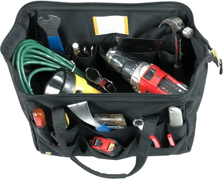 Heavy Duty Large Multi Pockets Electrician Tool Organizer Garden Carpenter Construction Tools Bag Storage Bag Plumbing Tool Bag