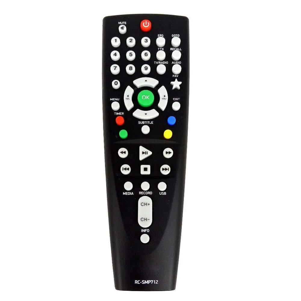 free sample New RC-SMP712 for BBK SMP125HDT2 Set top box Remote control TELECOMANDO Original remote control RCSMP712  have stock