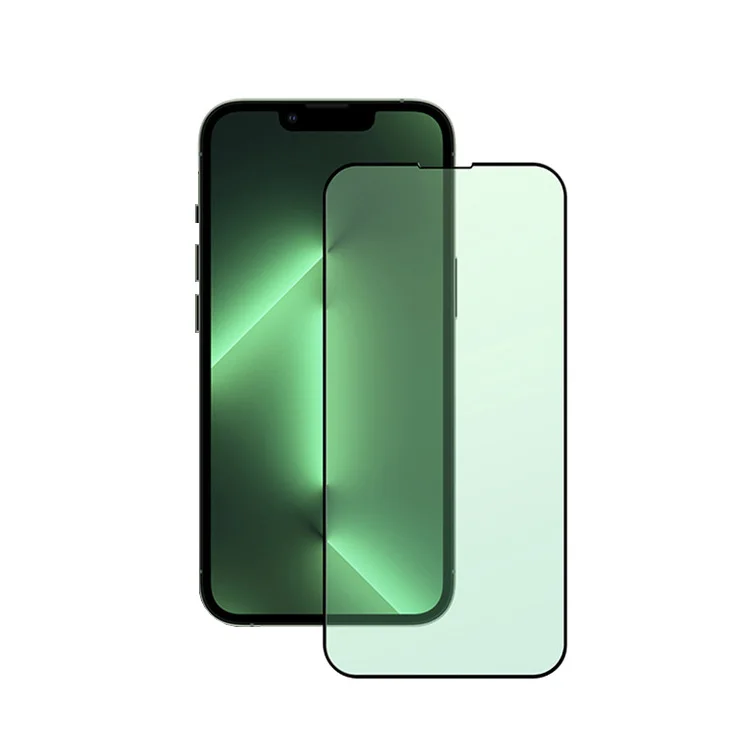 OEM Wholesale Eye Protection Green Glass Screen Protector Anti Blue Ray 9H Tempered Glass Film For iPhone 13 13Pro 13 Pro Max