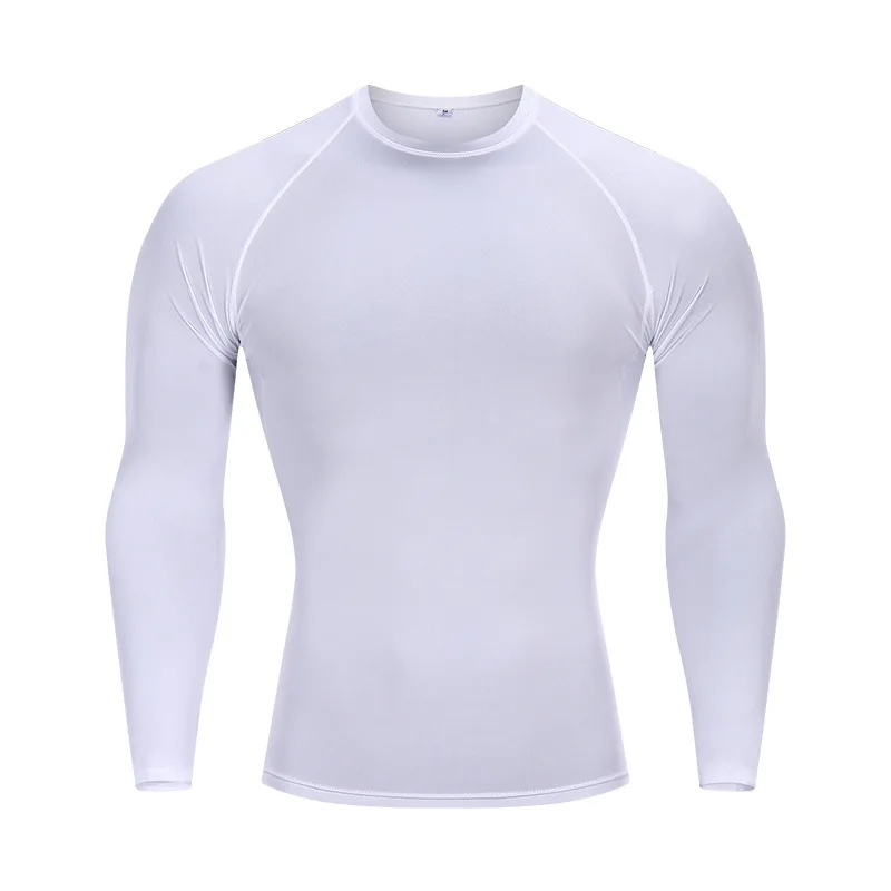 Custom Flexible Long Sleeve Tights Black White Personal Your Name Number Rash Guard Sportswear Digital Print Adults for Unisex