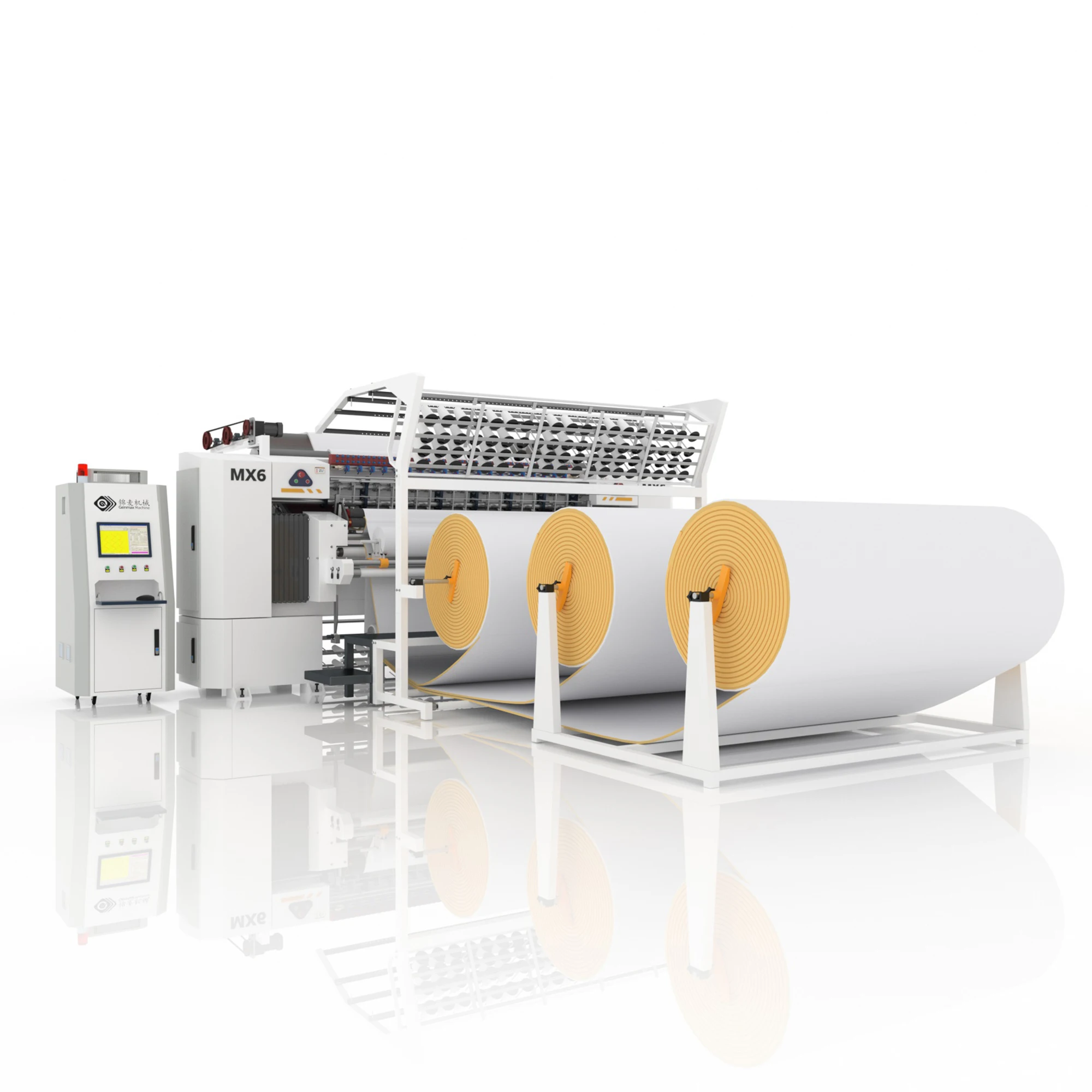 Genmax High Speed Computerized Chain Stitch Multi-needle Quilting Machine for Mattress Making