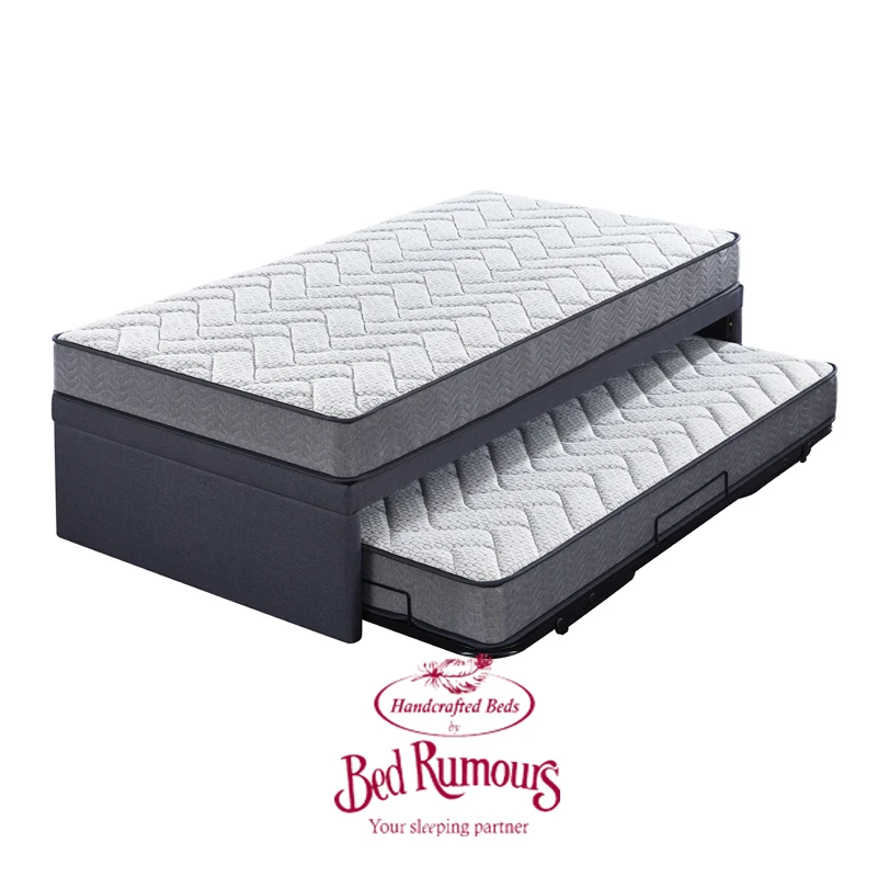 Iron steel wronght folding lift up king single trundle bed for adults or kid