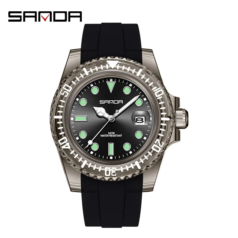 SDS-01 New 9007 Calendar Electronic Quartz Watch Fashion Sports Waterproof Leisure Male and Female Student Wrist Watch