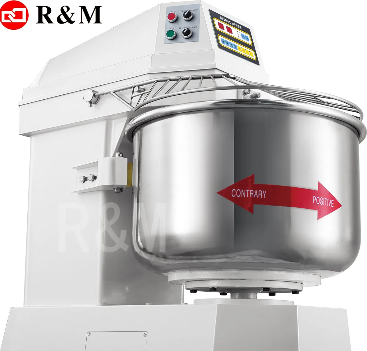 25kg flour bread dough mixer noodle spiral mixer kneading machine kit,25kg mixing capacity flour mixing machine