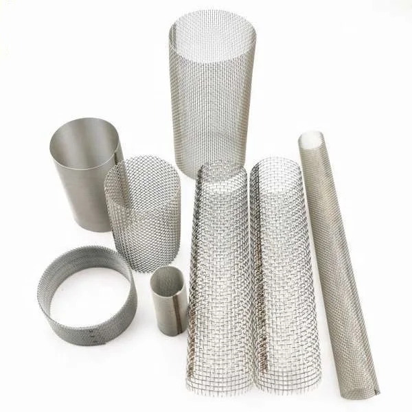 Сетчатая цилиндрическая труба из нержавеющей стали 10 20 50 80 100 200 300 500 900
