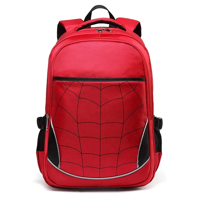 RED Spider Fashion Student Bags Boys Girls Backpacks Lightweight Waterproof Durable Gift School bags for Children Teenagers