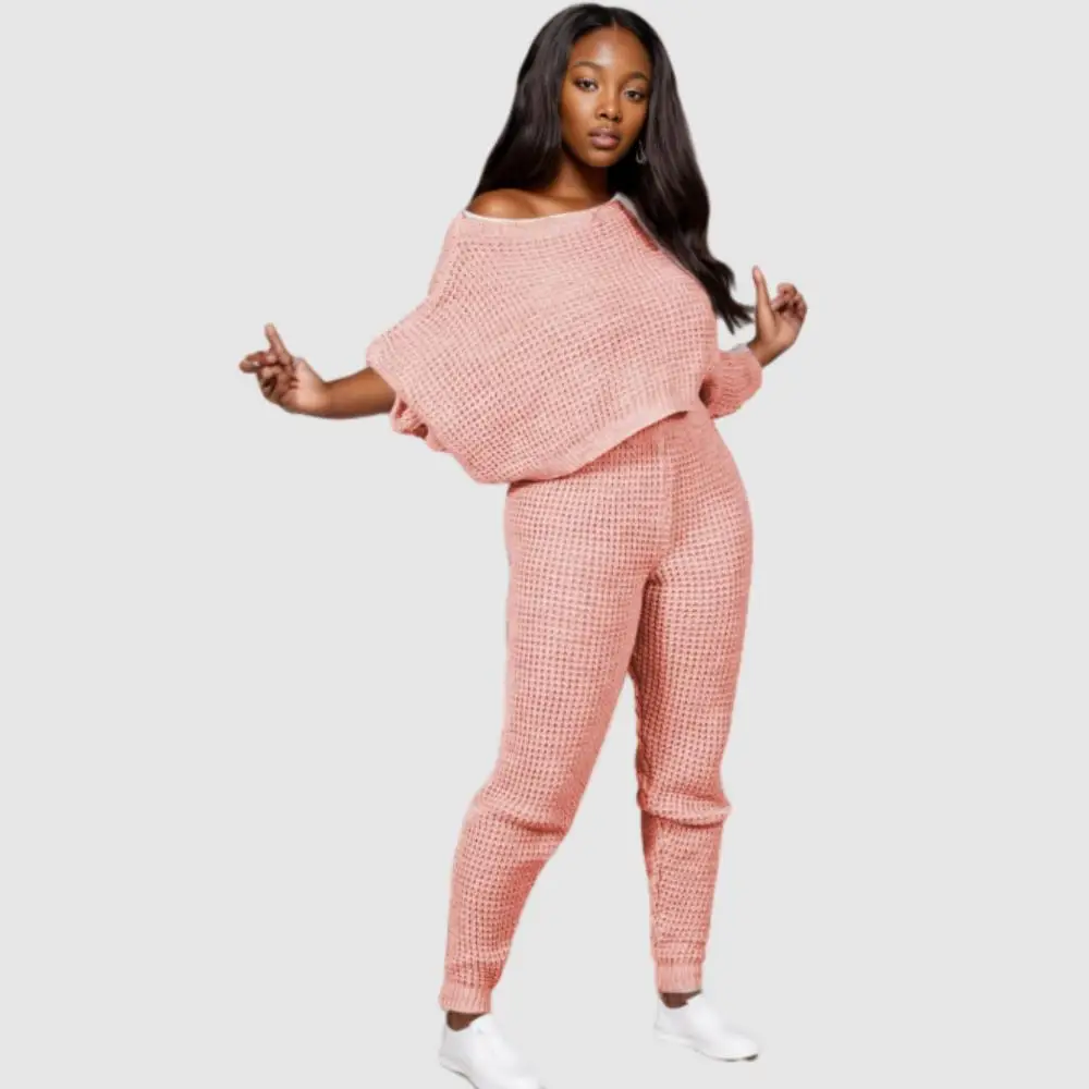 10904-MX69 long sleeve sweater winter clothes clothing women sets two piece sehe fashion