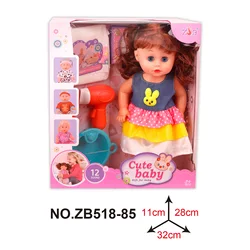 30cm real looking kids doll toys silicone reborn vinyl baby dolls toys with accessories can pee&drink
