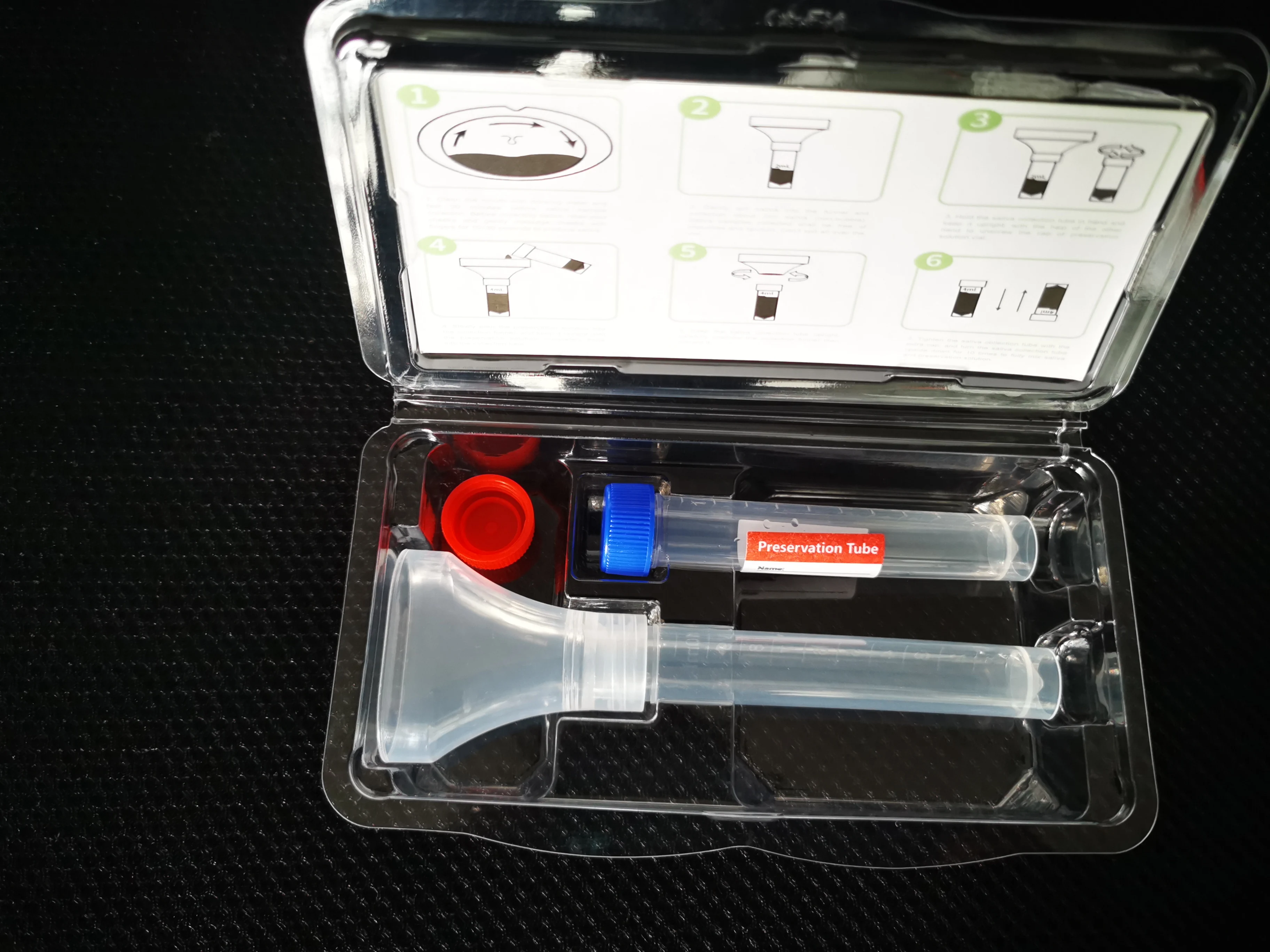 DNA Samples Disposable Sampler Saliva Collection Kit