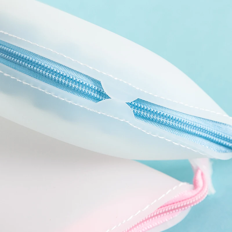 
Beauty Pencil Bags For Girl Silicone Stationary Pencil Bag 