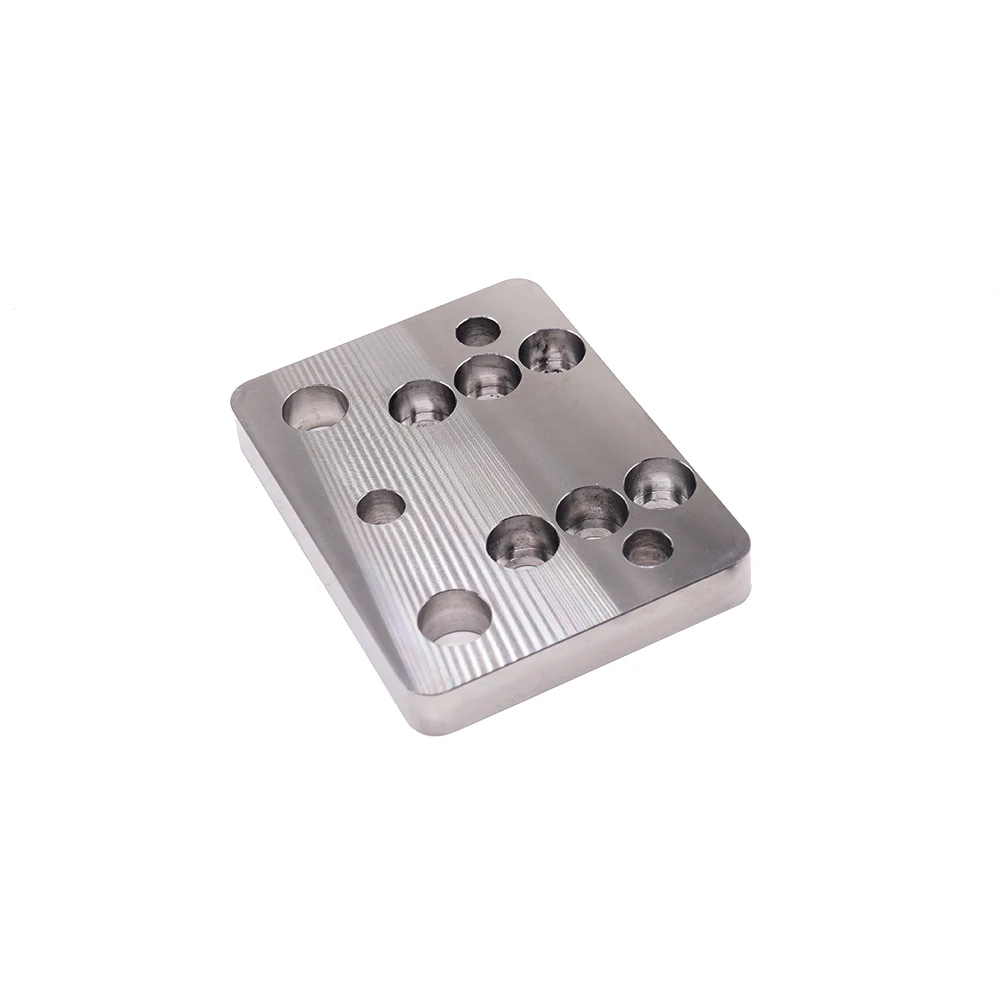 cnc machining service OEM customized aluminum Leg Mounting Plate porous locator bottom plate