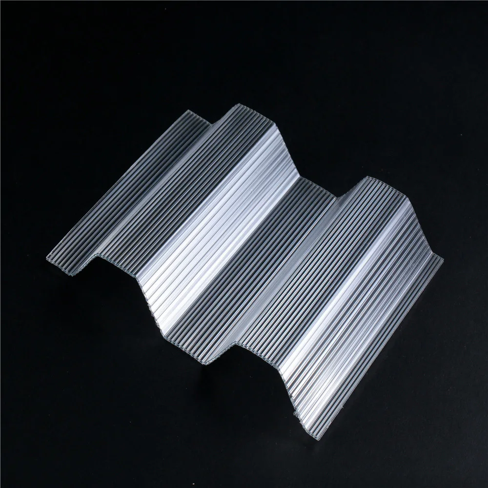 waterproofing transparent plastic polycarbonate corrugated roofing  sheet warehouse daylight panel