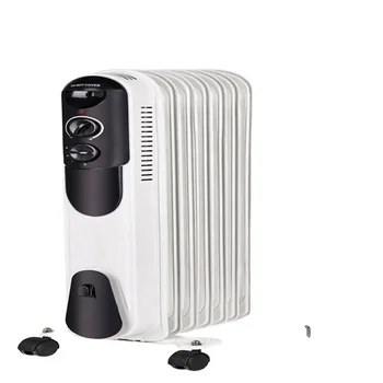220-240V Wholesale Portable Oil-filled Electric Heater with Casters for Household Office Heaters 5/7/9/11/13 Fins
