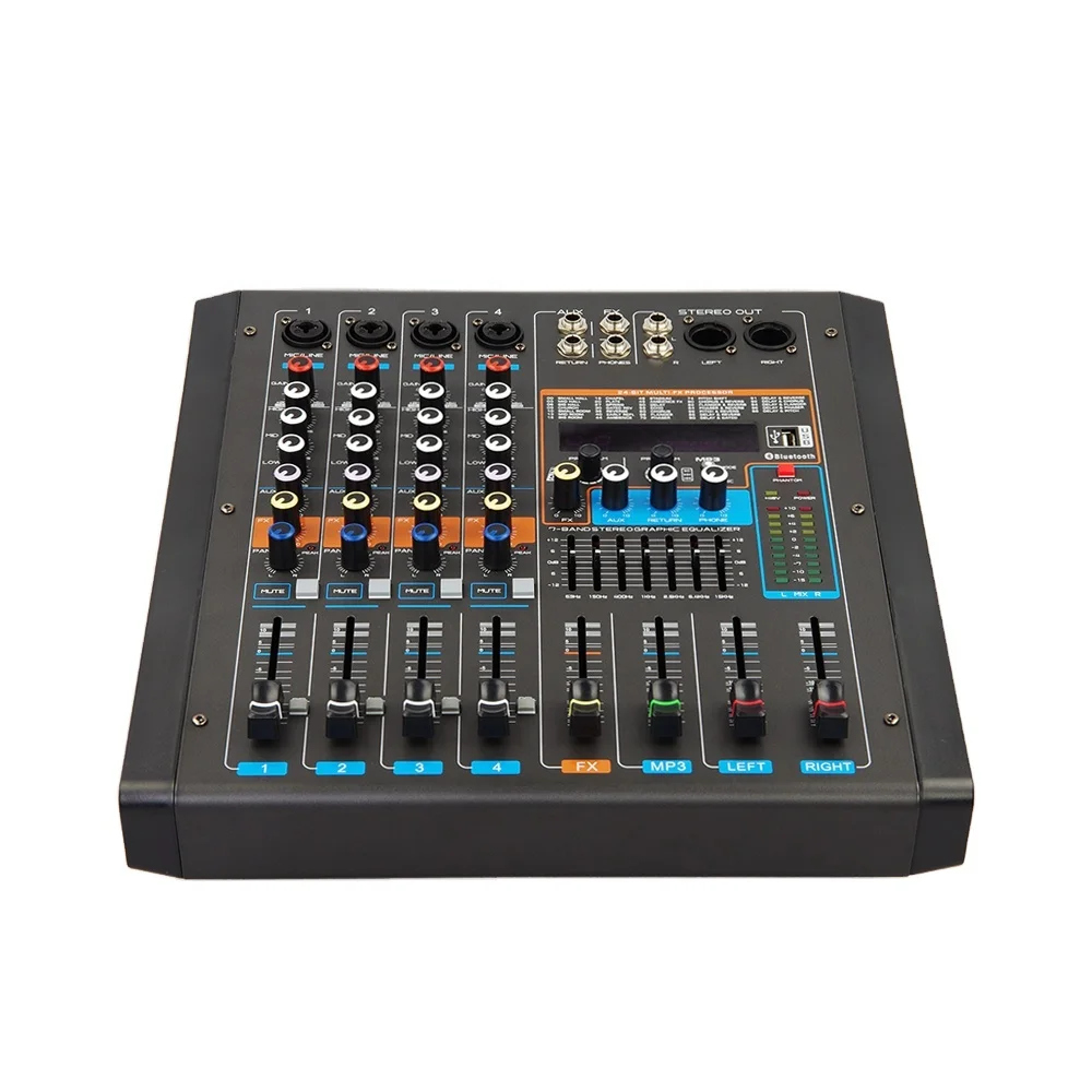 Четырехканальный активный микшер HM403 для записи MP3