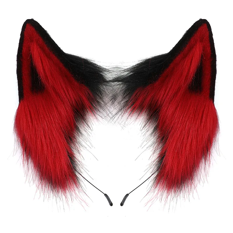 High Quality Handmade Cosplay Fur Ear Headbands Animal Headbands