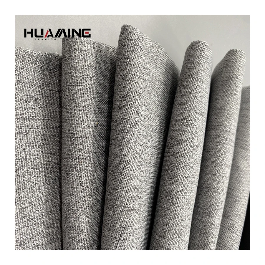 Professional Manufacturer Supplier High Quality Linen Look Fabric Home Textile Fabric