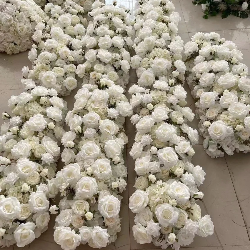 White Flower Balls Customize Floral Arrangements Wedding Centerpiece Flower Bouquet Party Centerpieces For Table
