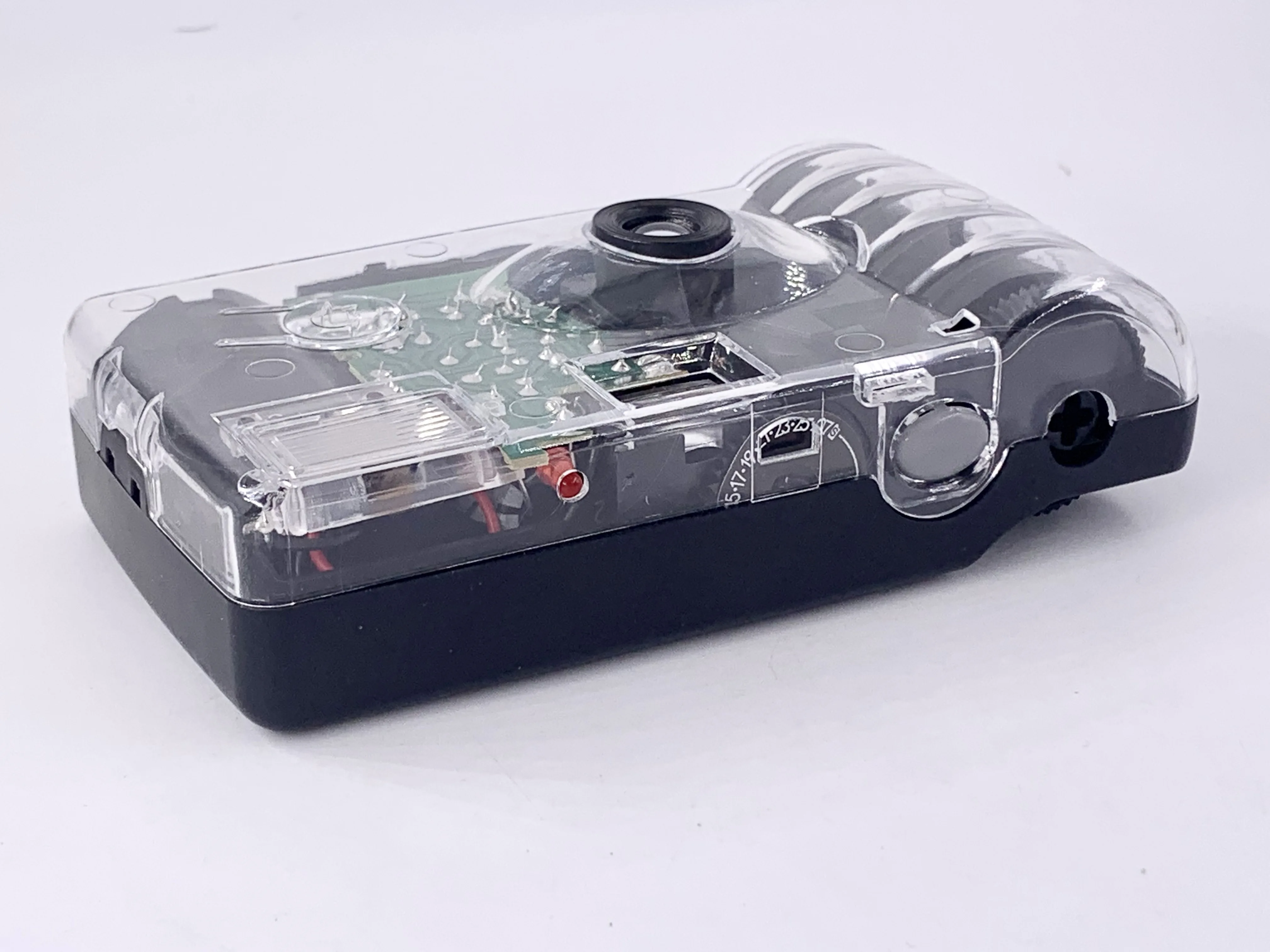 Transparent Clear Plastic Cover Disposable Film Camera with Flash 35mm Film Kodak Color ISO200/ISO400