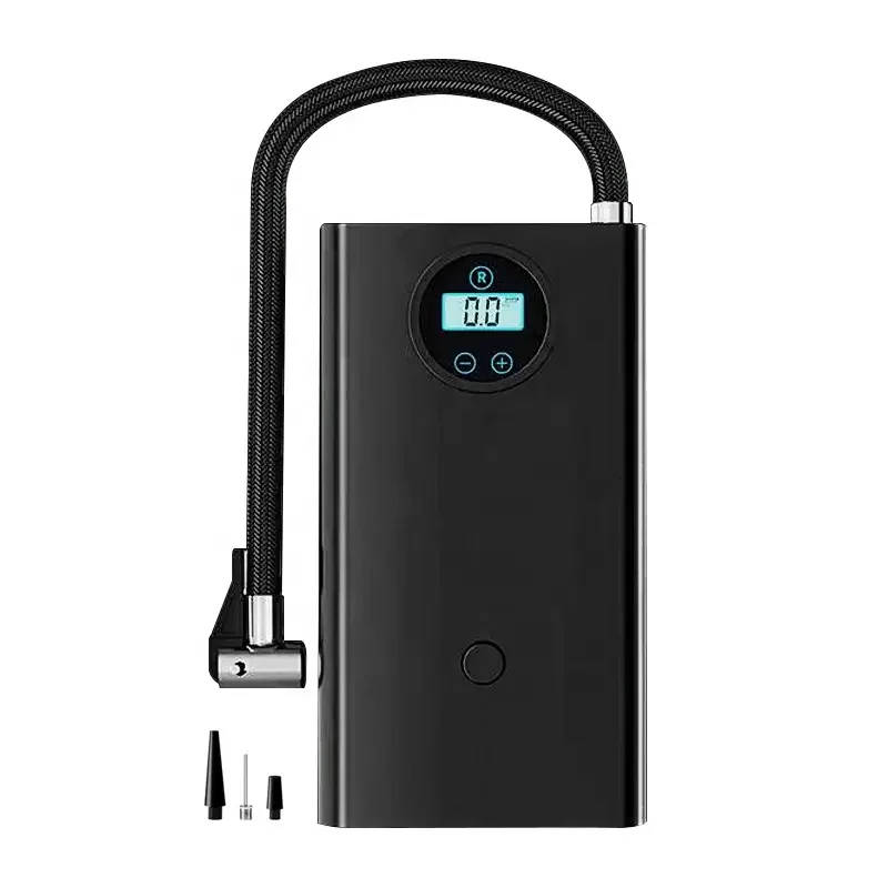 New arrival product portable cordless air compressor mini car tire inflator pump with LED light wireless inflating power