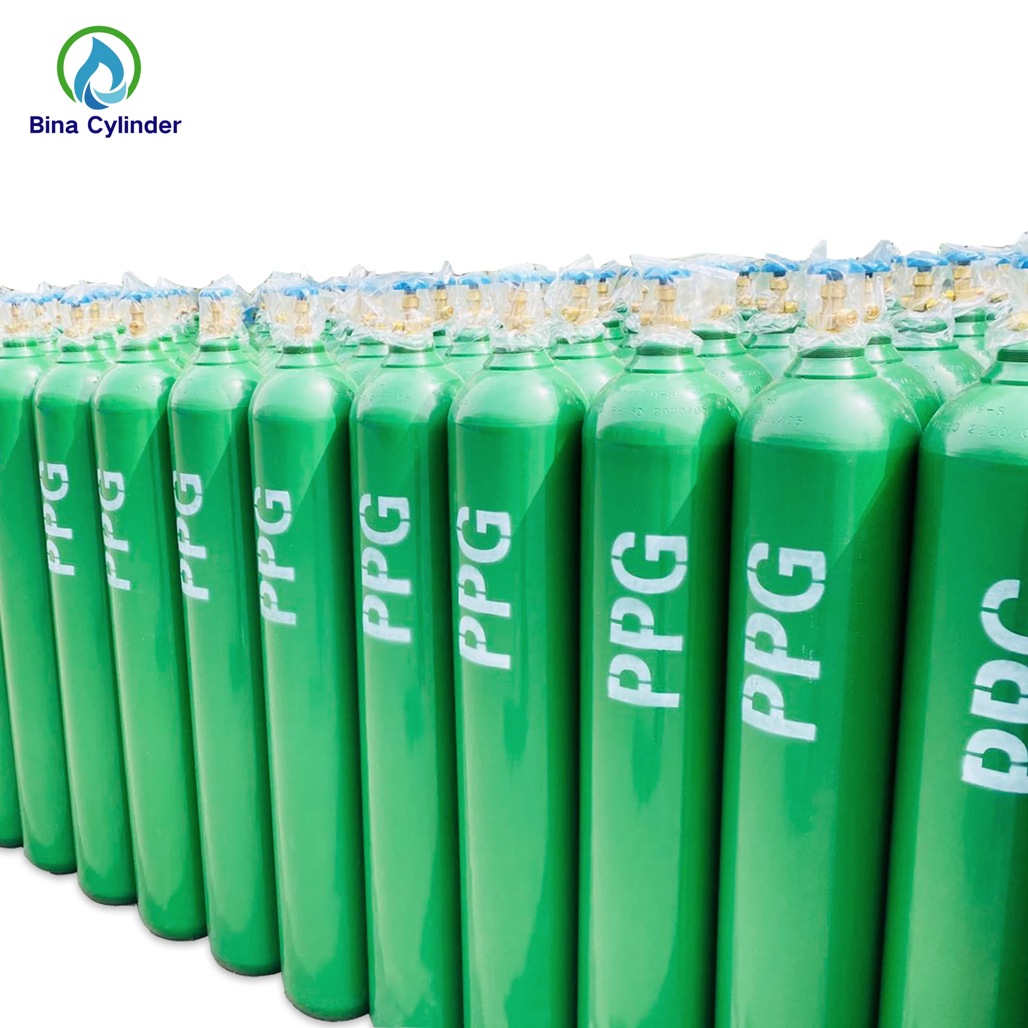 Bina High Quality Oxygen Bottle 2L 40L China Medical Oxygen Cylinder