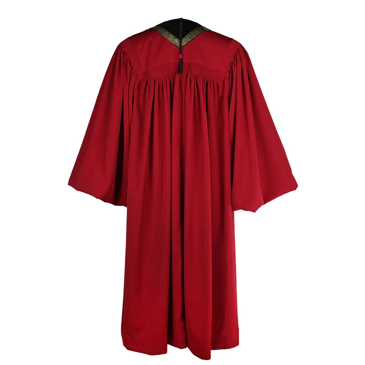 Custom Design RT Wesley Wholesale Clergy Robes Church Uniform with Wheat Alike Decorative Bars