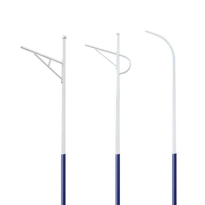 High Quality Galvanized Metal Used Street Lighting Steel Poles