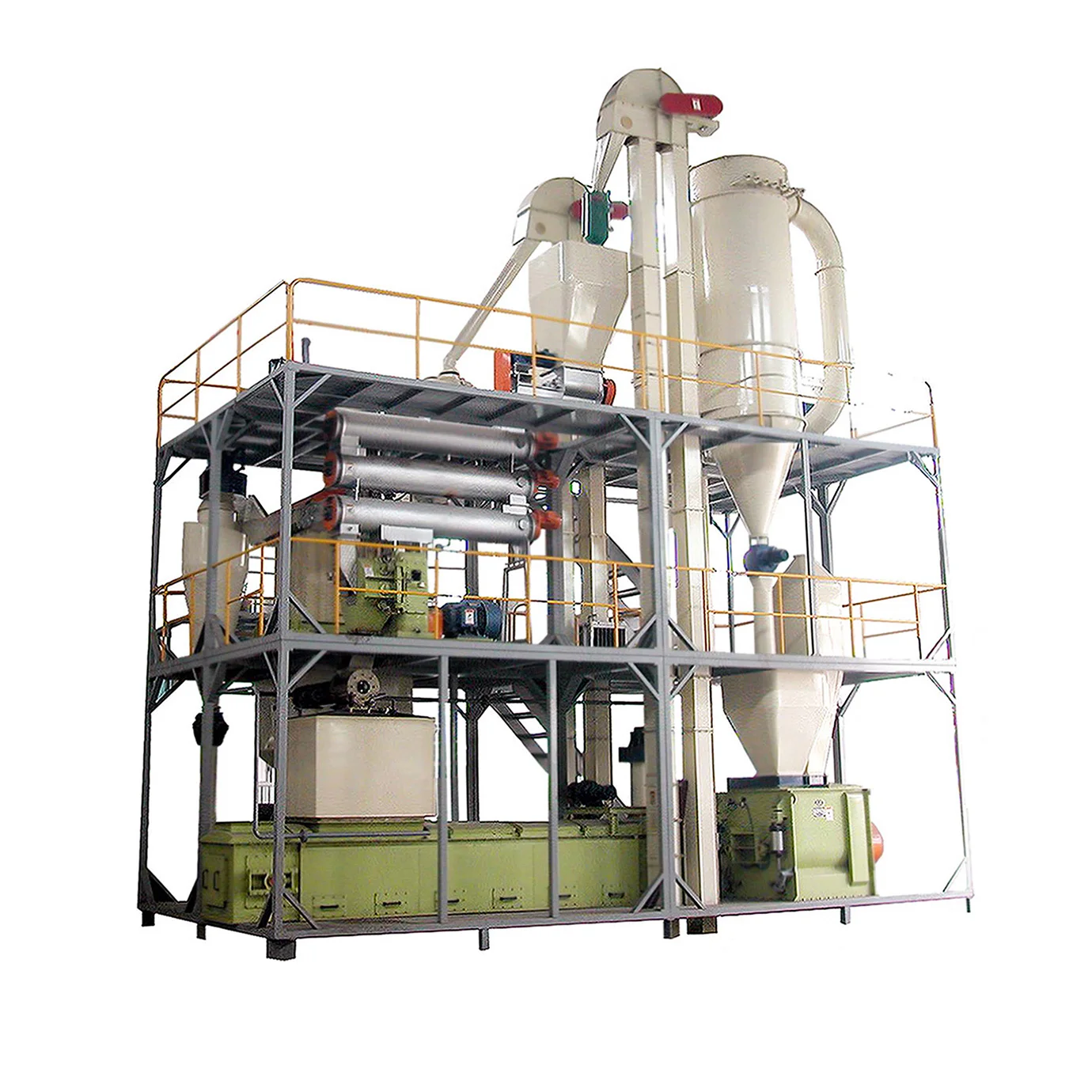 3-5 Ton/h Poultry Animal Feed Mill Plant Fish Pellet Machine Chicken Production Line Price for