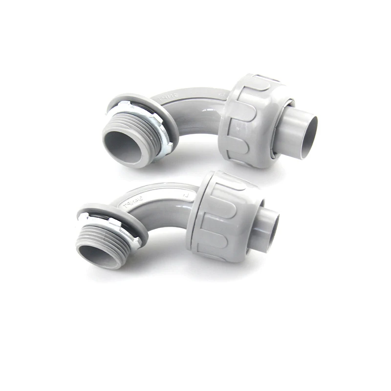 Lt Series Non-Metal Non-Metallic Liquid Tight Connector Fittings Flexible Wire Non Metallic Liquid-Tight Nylon Conduit Connector