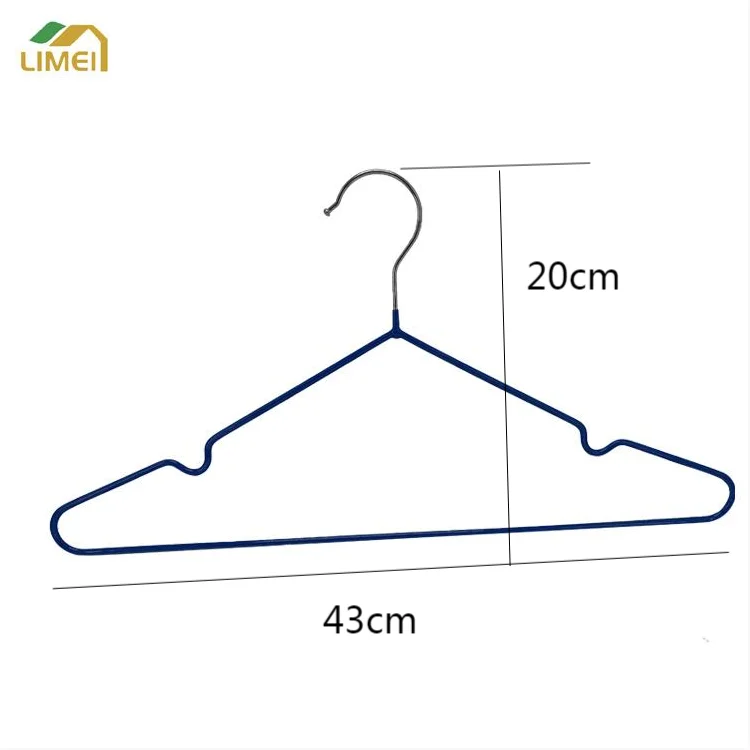 Hotel Metal Coat Hangers Hooks For Hanging Stainless Steel Metal Hangers