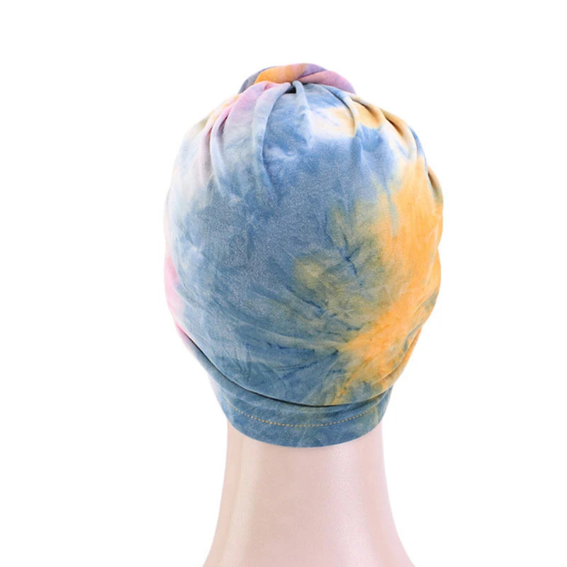 Exclusive Sweet Girl Hat With Bows  Soft Stretch Knit Turban Headwrap Hat Women Hair Accessories Turban for Ladies