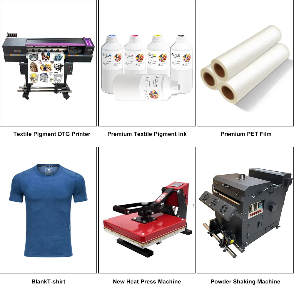 DTF Premium Ink DTF Ink For DTF Printer XP600 i3200 L805 L1800 Heat Transfer Pigment Inks